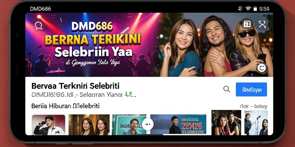 Tampilan antarmuka DMD686 yang modern dan informatif.