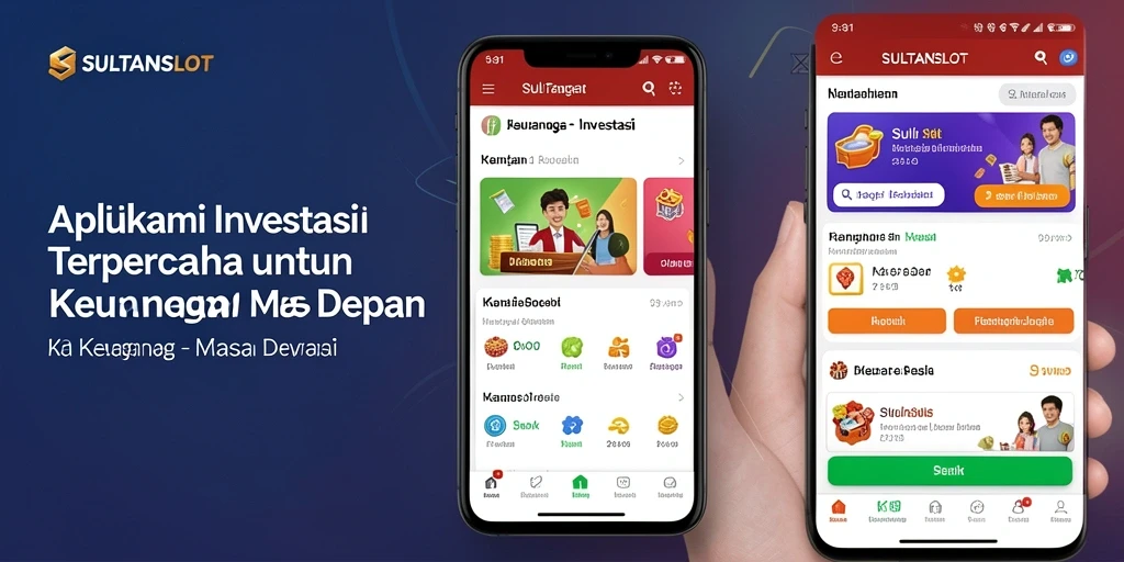 Tampilan antarmuka aplikasi SULTANSLOT yang sederhana dan informatif.