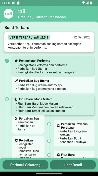 Riwayat Versi rp8 untuk Android Indonesia